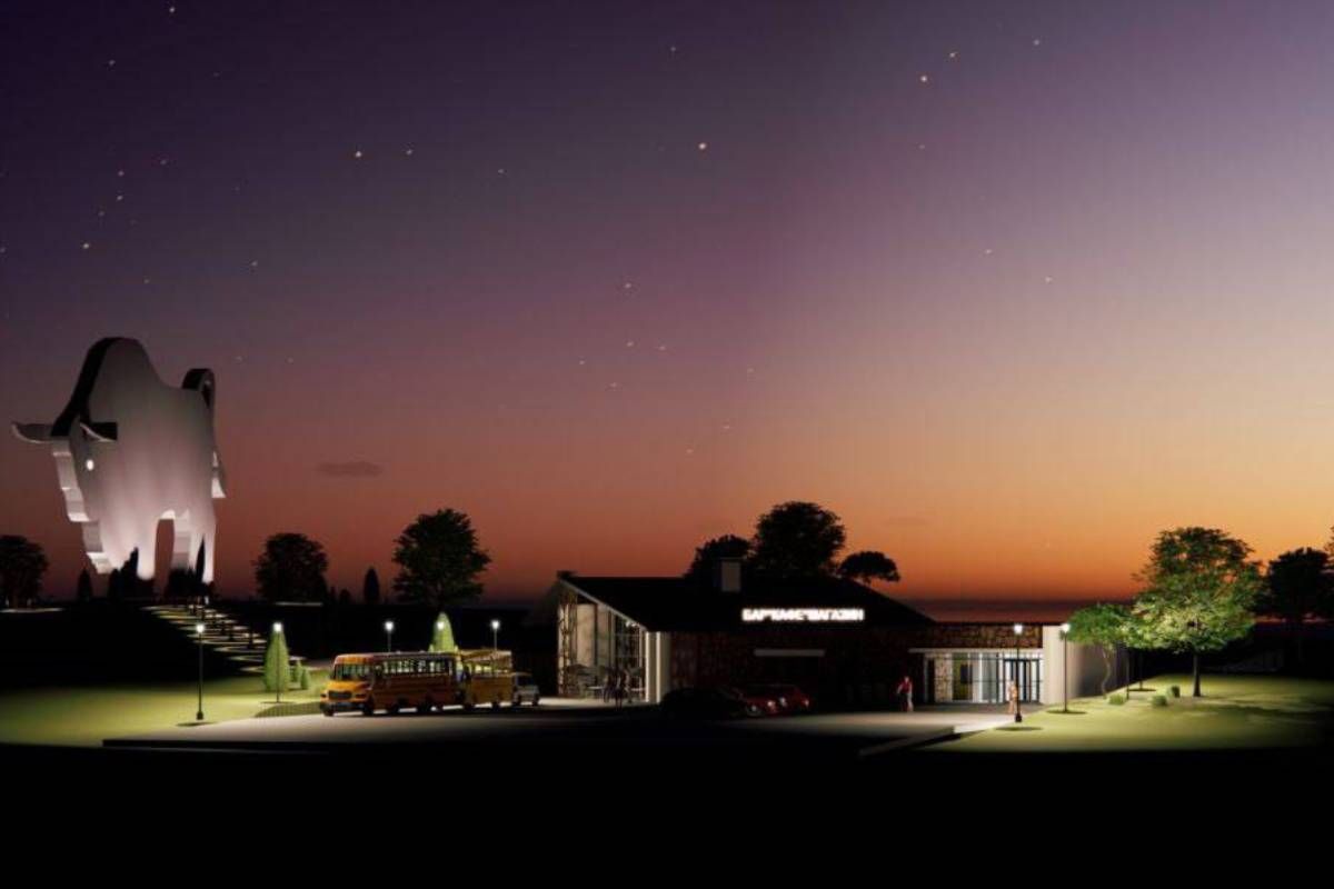 У гигантского зубра на М1 откроется придорожный сервис