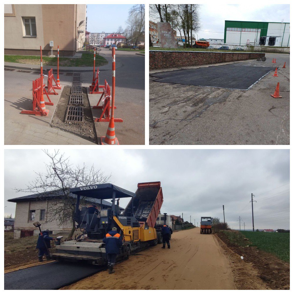 Ремонт дорог ко Дню Победы в Гродно