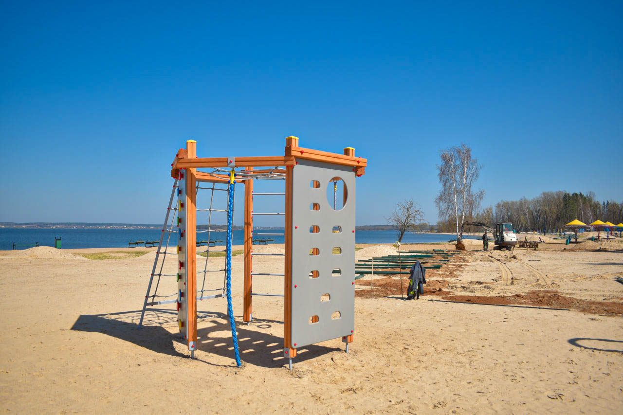 Как на курорте! Пляж №1 на Минском море преобразился (8)