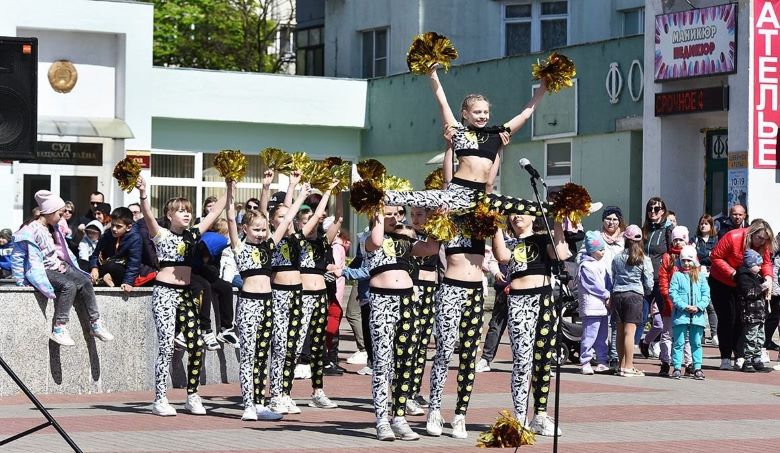 открытие фонтанов в Гомеле