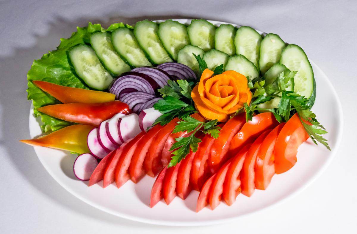 Овощная тарелка