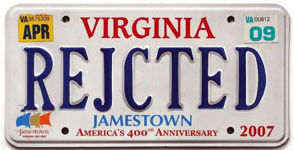 табличка Вирджиния 