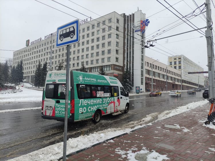 снегопад Зион в Витебске
