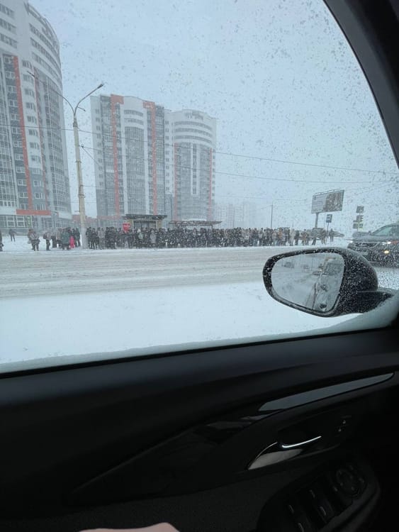 снегопад Зион в Витебске