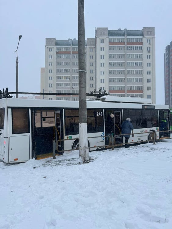 снегопад Зион в Витебске