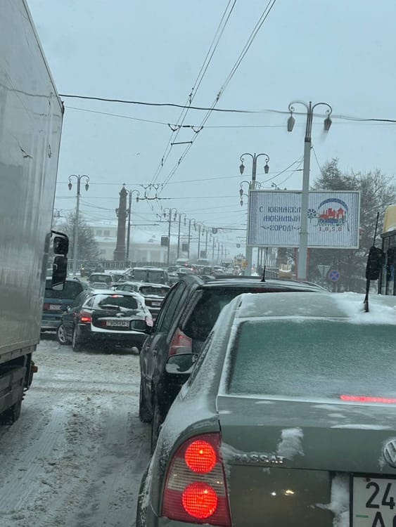 снегопад Зион в Витебске