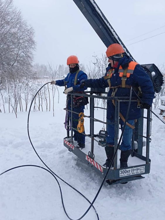 снегопад Зион в Витебске