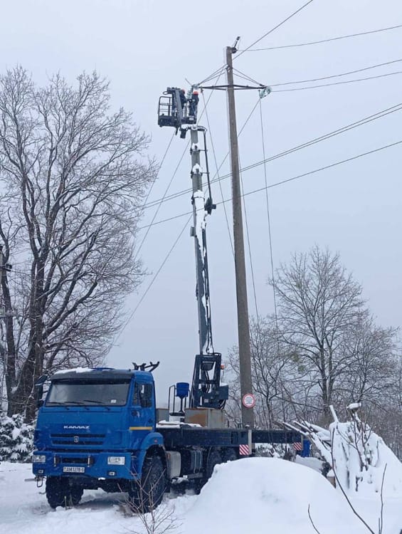 снегопад Зион в Витебске