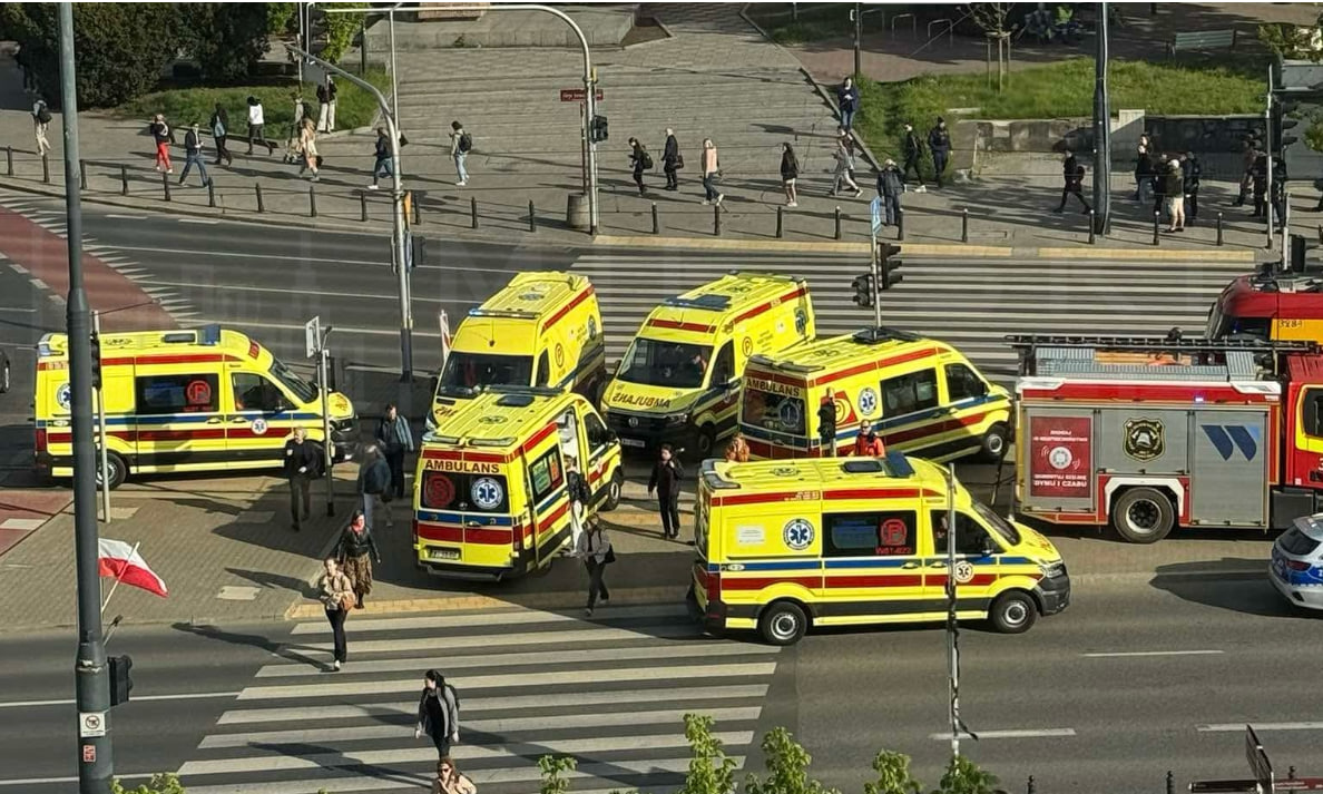 авария трамвай Варшава