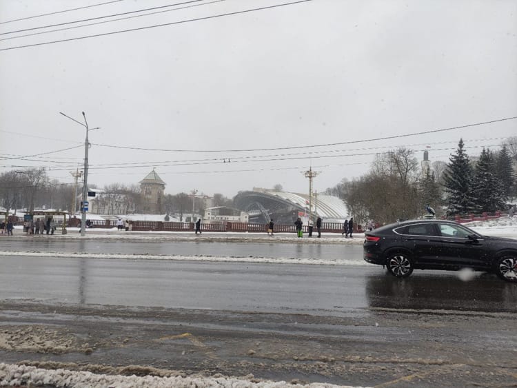 снегопад Зион в Витебске