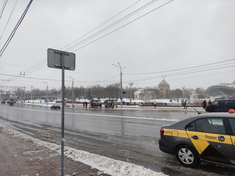 снегопад Зион в Витебске