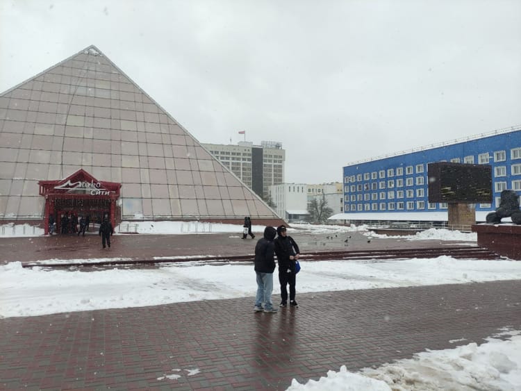 снегопад Зион в Витебске