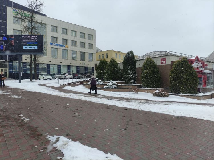 снегопад Зион в Витебске