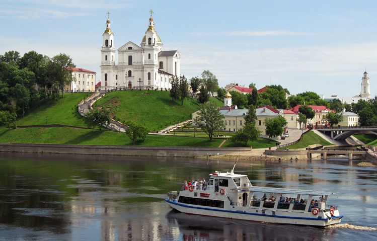 прогулка на теплоходе Витебск