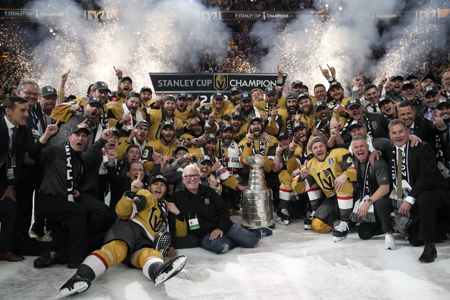 APTOPIX Stanley Cup Panthers Golden Knights Hockey