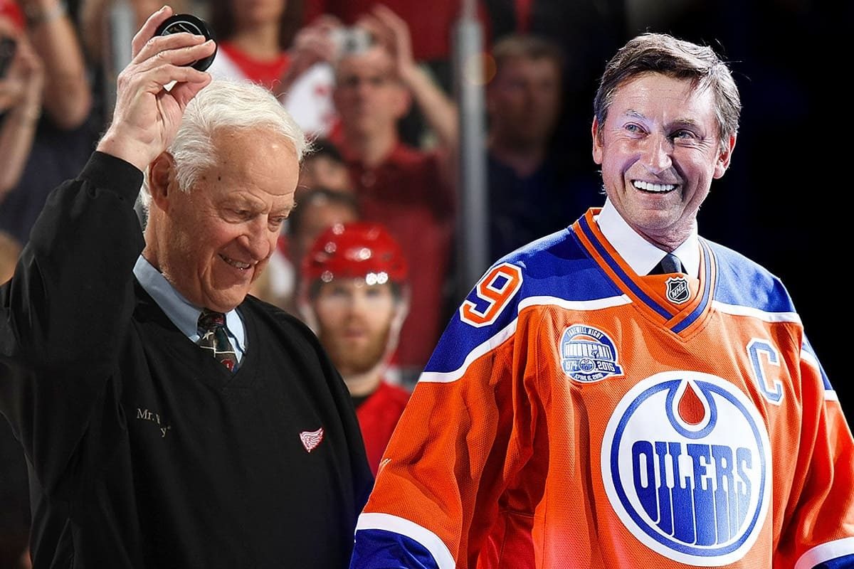 Горди Хоу и Уэйн Гретцки