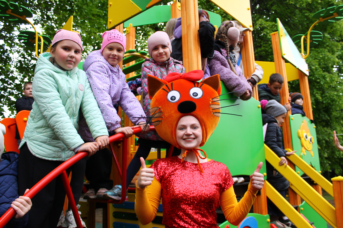 новая детская площадка Могилев