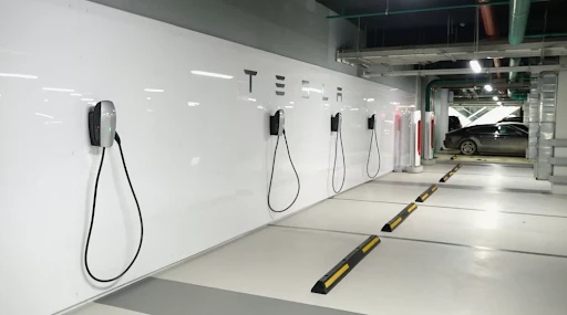 парковка-зарядка для авто