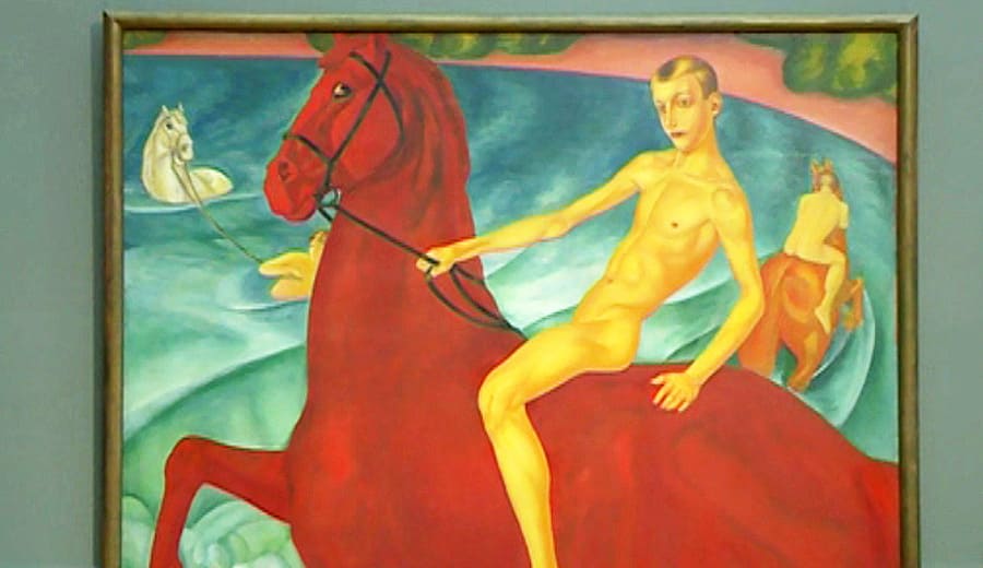 «Купание красного коня» (1912) Кузьмы Петрова-Водкина