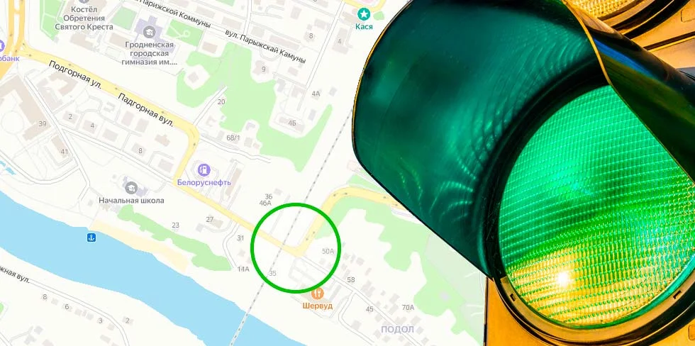 проезд на Подольной улице 