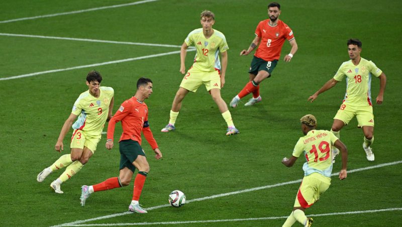 Португалия против Испании в Лиге Наций 