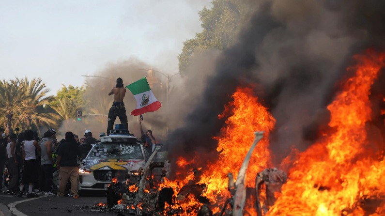 Лос-Анджелес, протесты