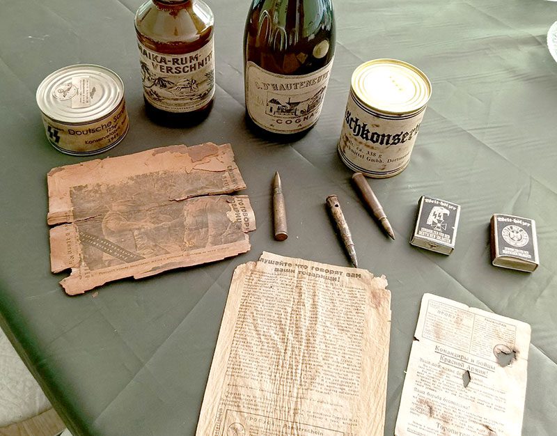 Музей Славы, экспонаты