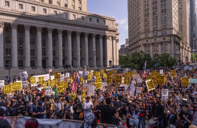 Протесты, США