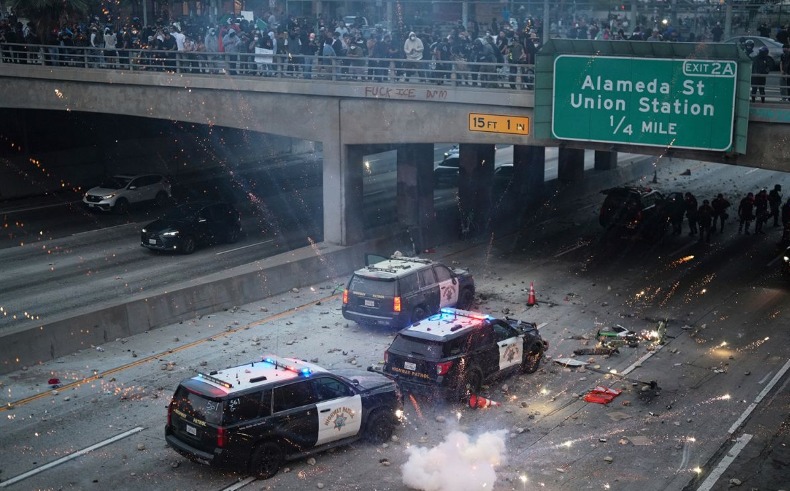 Лос-Анджелес, протесты