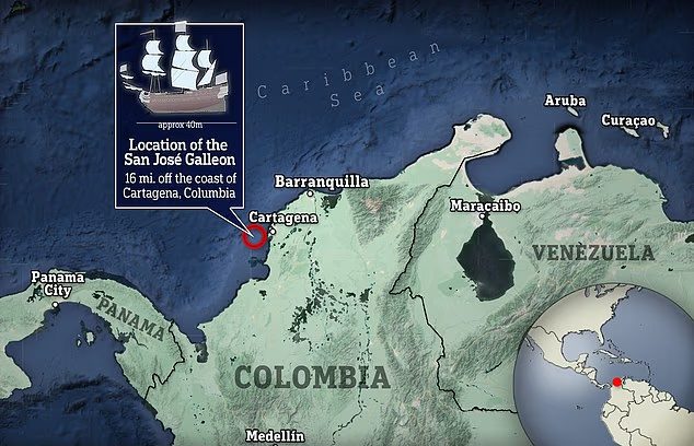 Открытие и доказательства: карта Колумбии