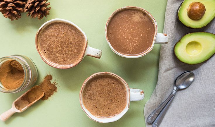 Какао с авокадо