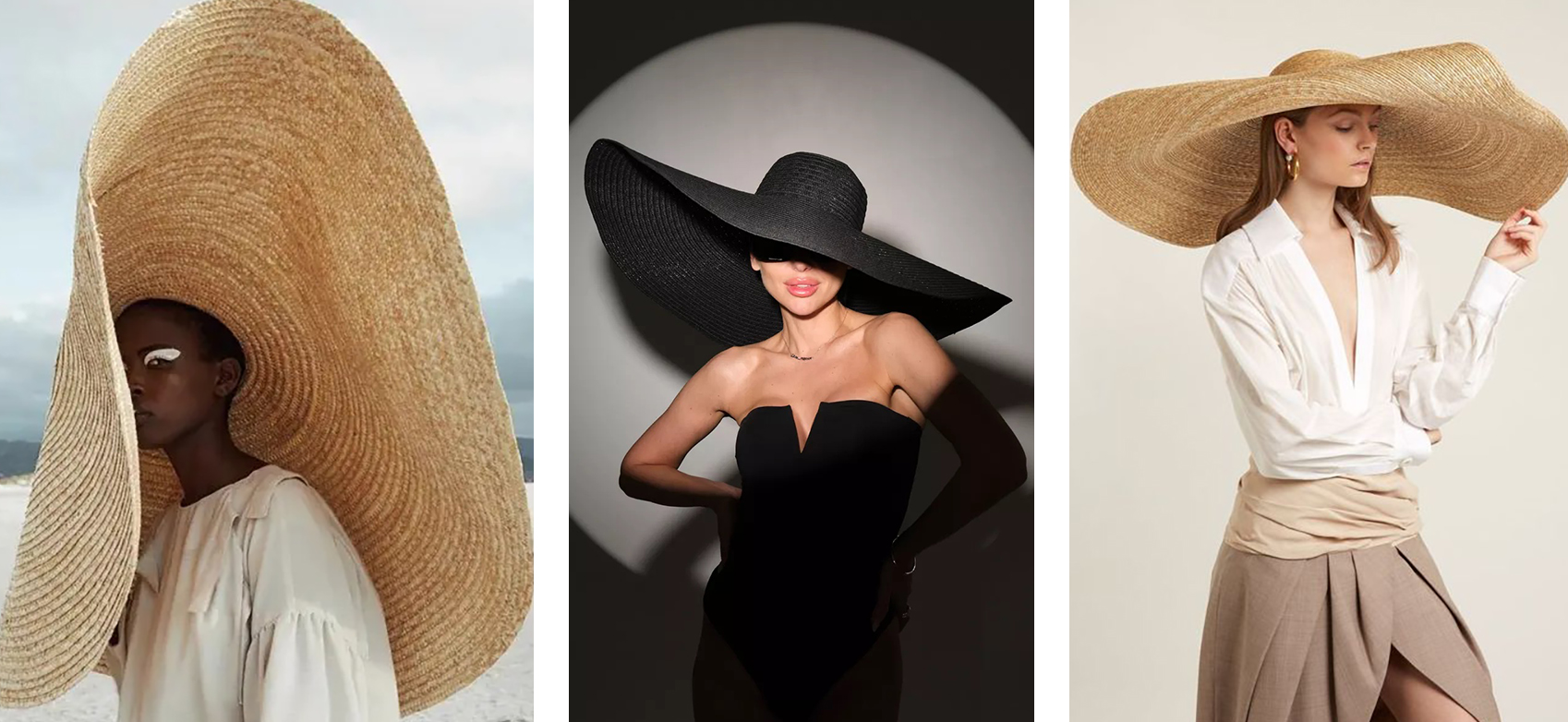 Девушки в шляпах с широкими полями