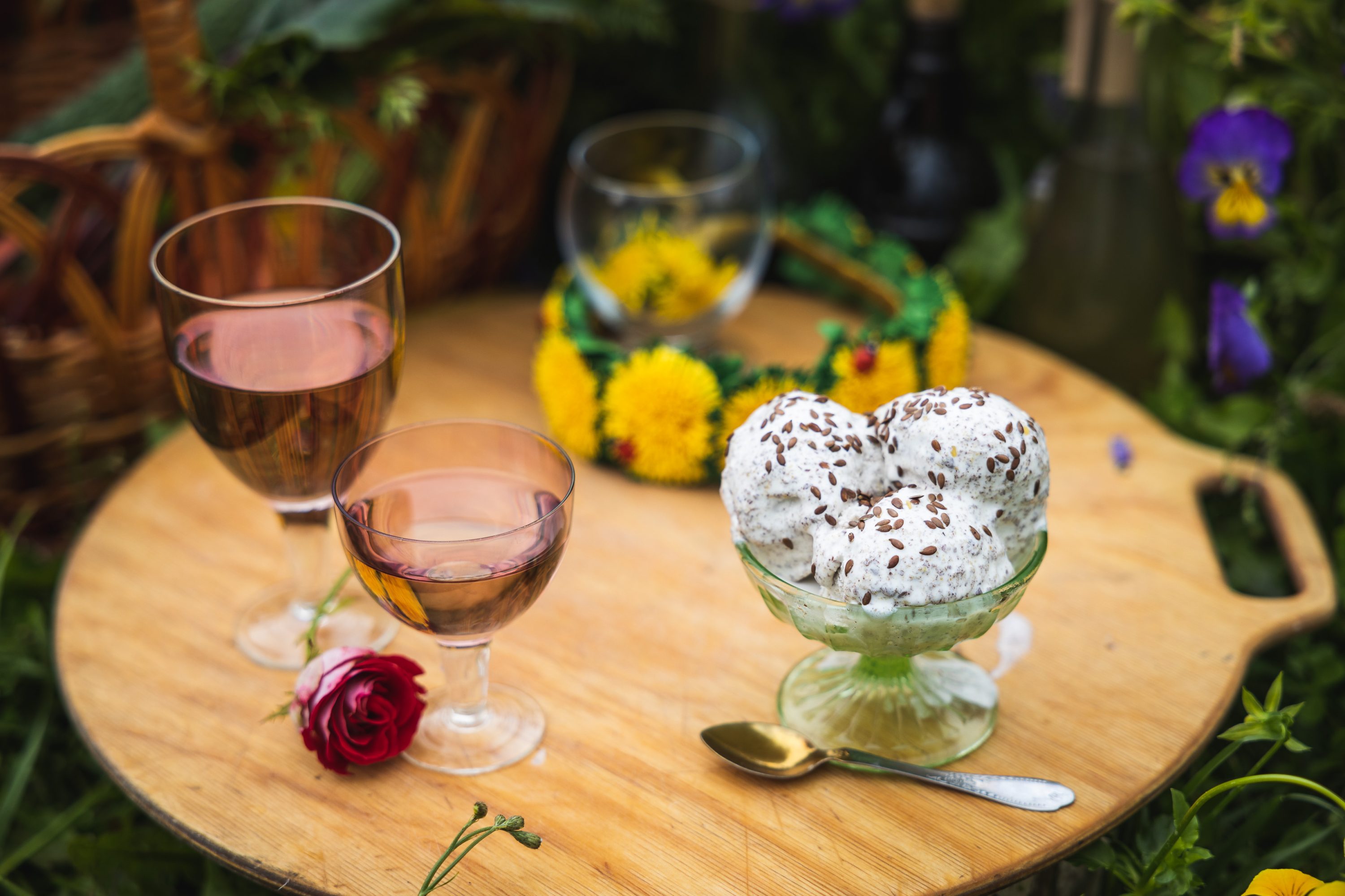 Льняное мороженое