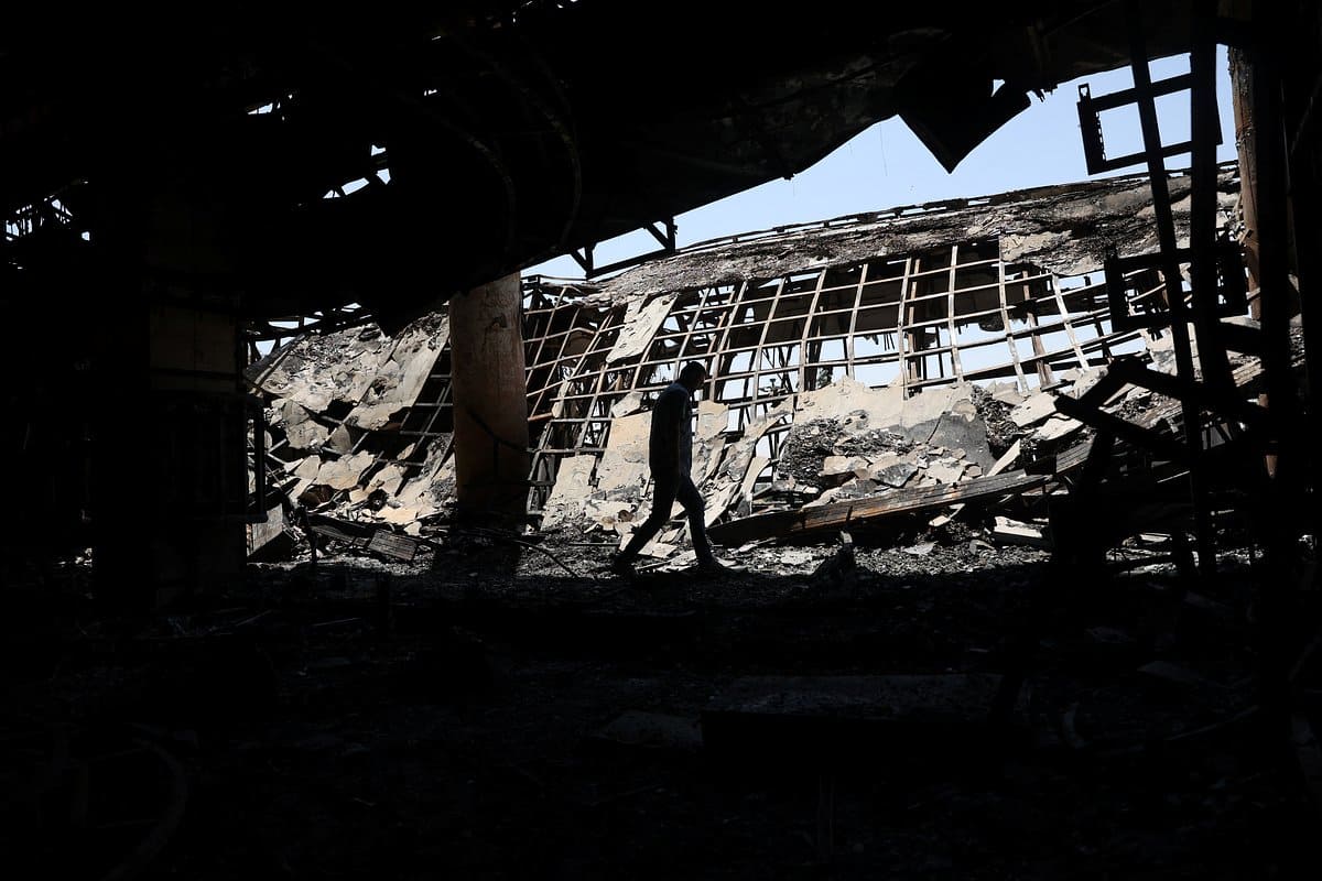 удар Израиля по зданию иранской государственной телерадиокомпании в Тегеране, 19 июня 2025 года