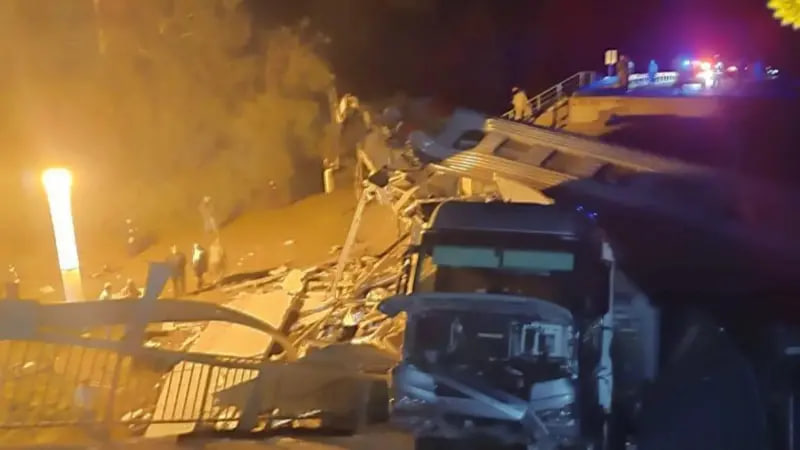 авария мост обрушение