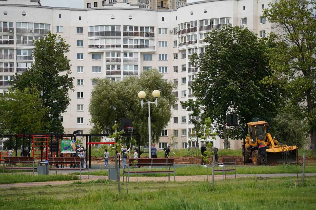 Могилев, Спутник, спортплощадка