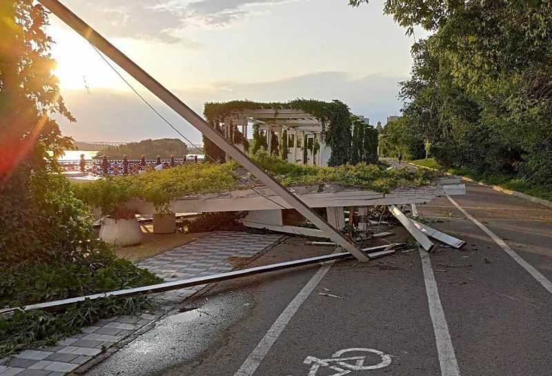 Ураган в Павлодаре