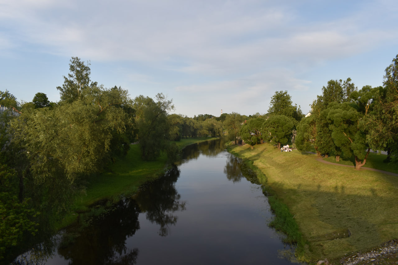 Псков река и парк