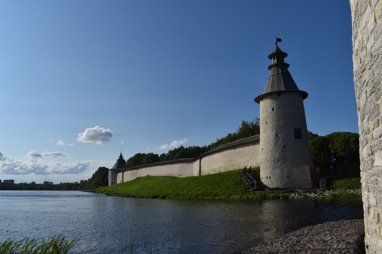 Псков вид Псковский кремль