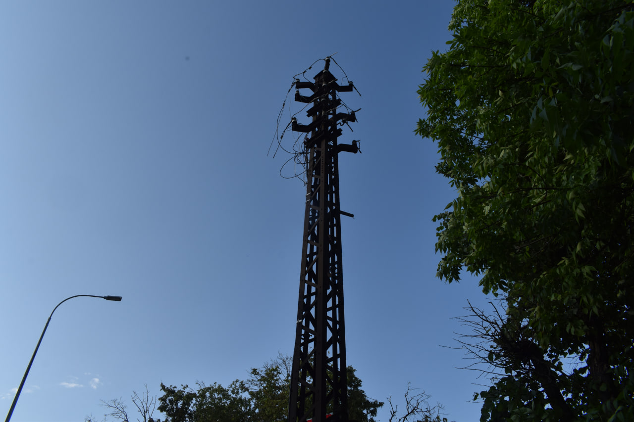 Псков электрический столб