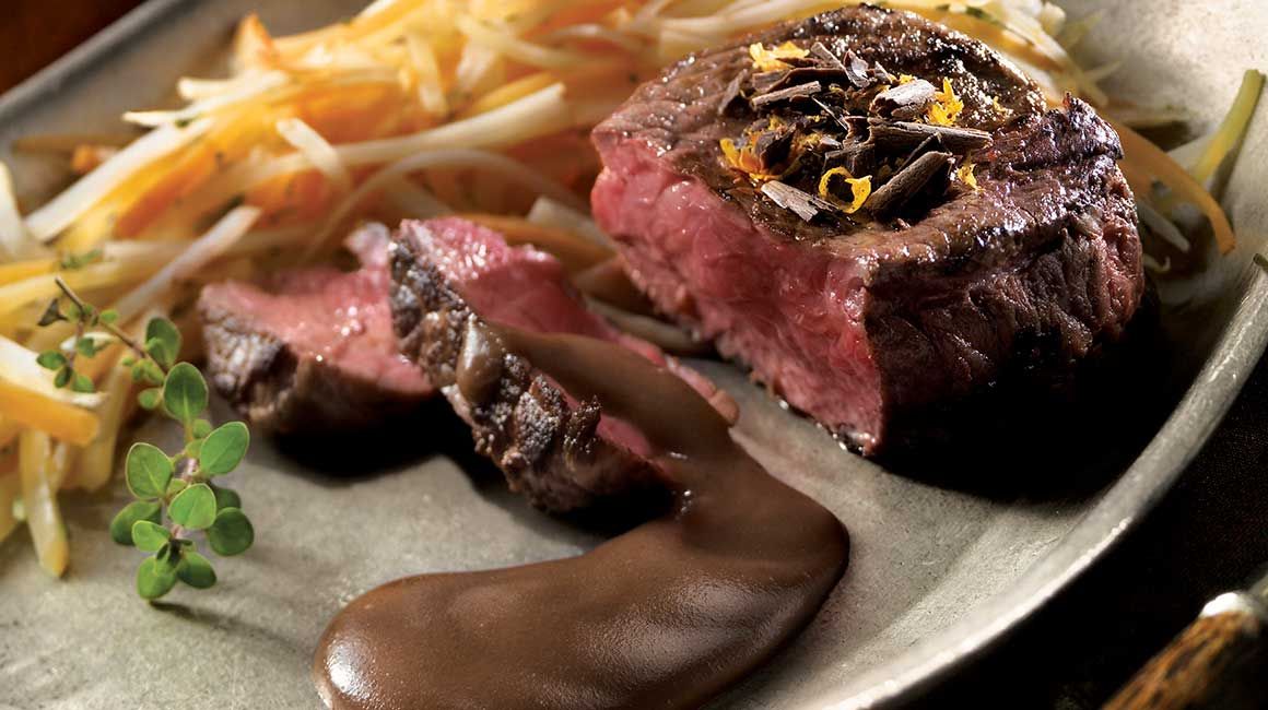 Мясо в шоколаде