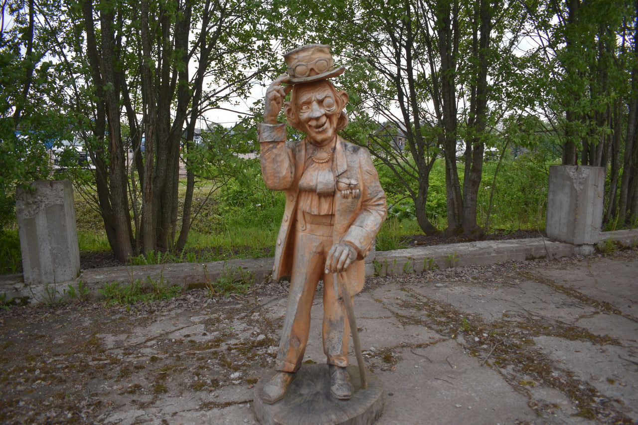 Сортавала парк Бастион скульптуры