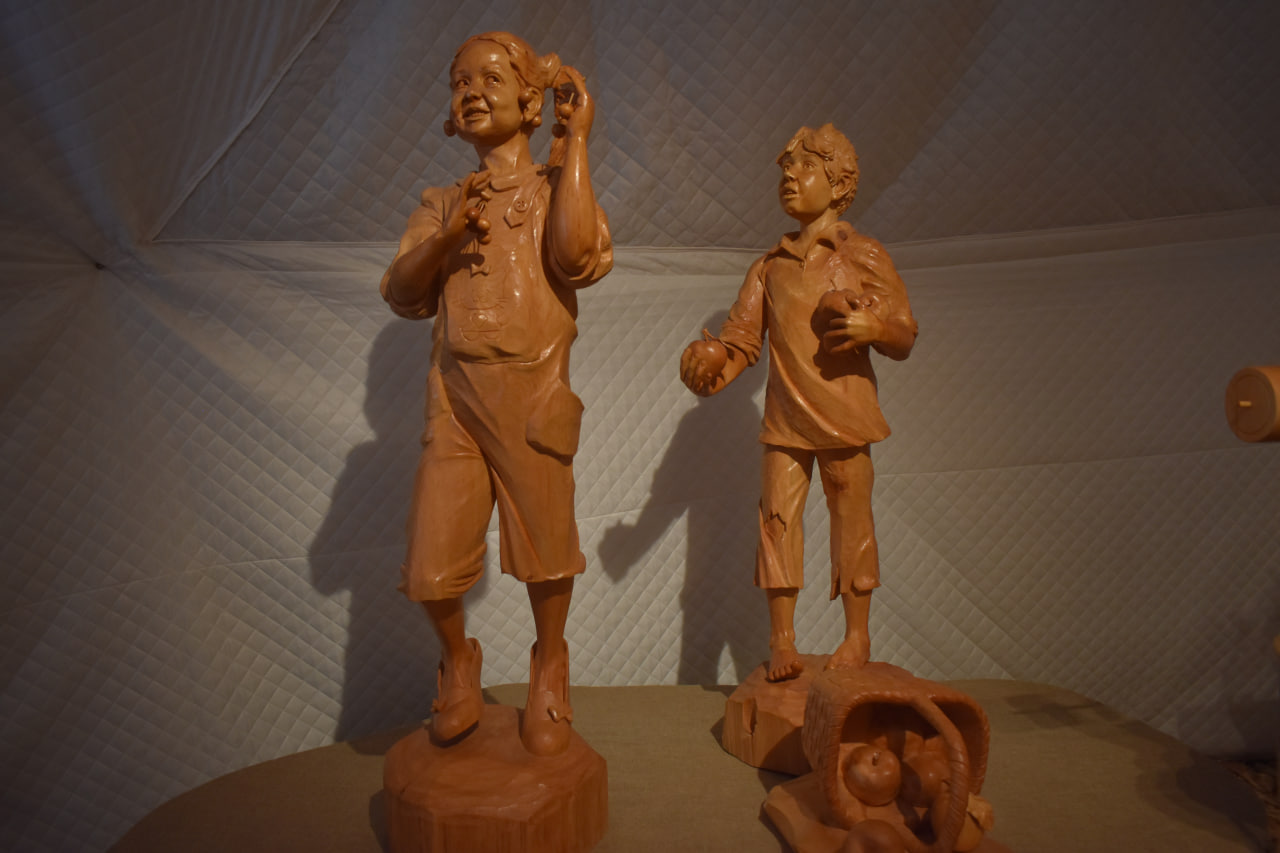 Сортавала выставка деревянные скульптуры