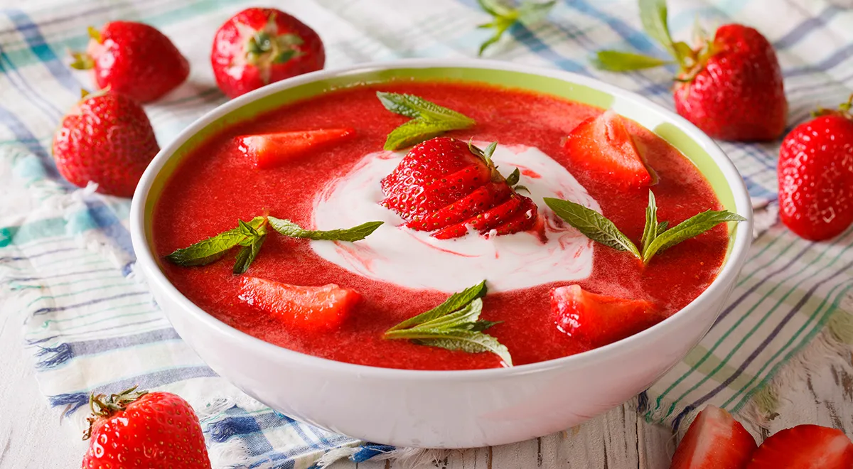 Десертный суп