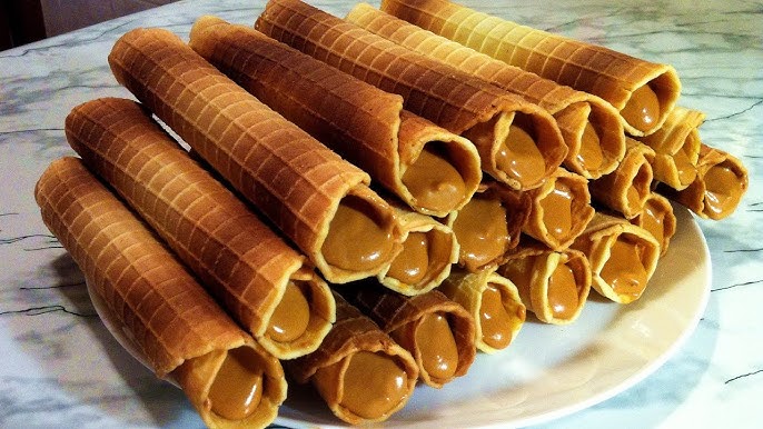 Трубочки со сгущенкой