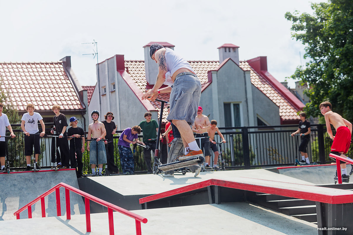скейтпарк трюки Брест