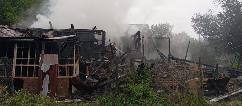 В России сгорел приют для животных 