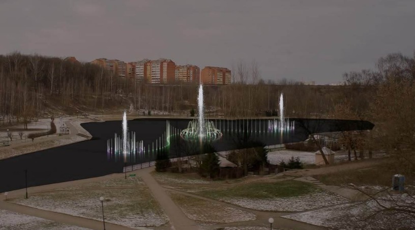 Проект Фонтана на Дубровенке в Могилеве