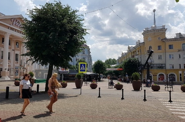 Улица Ленинская в Могилеве