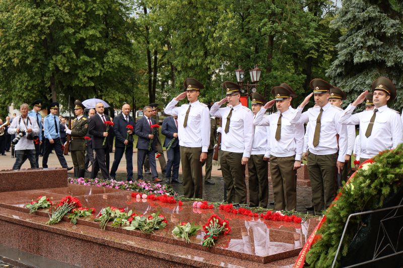 возложение цветов в Гродно 